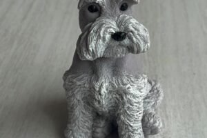vela schnauzer, vela decorativas hecha en Peru, soja natural