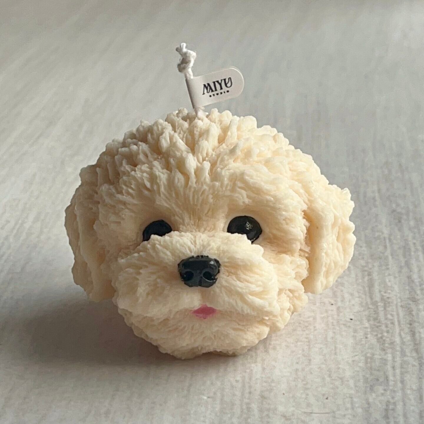 vela cabeza bichon blanco vela cabeza bichon blanco